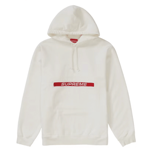 Supreme Zip Pouch Hooded Sweatshirt White