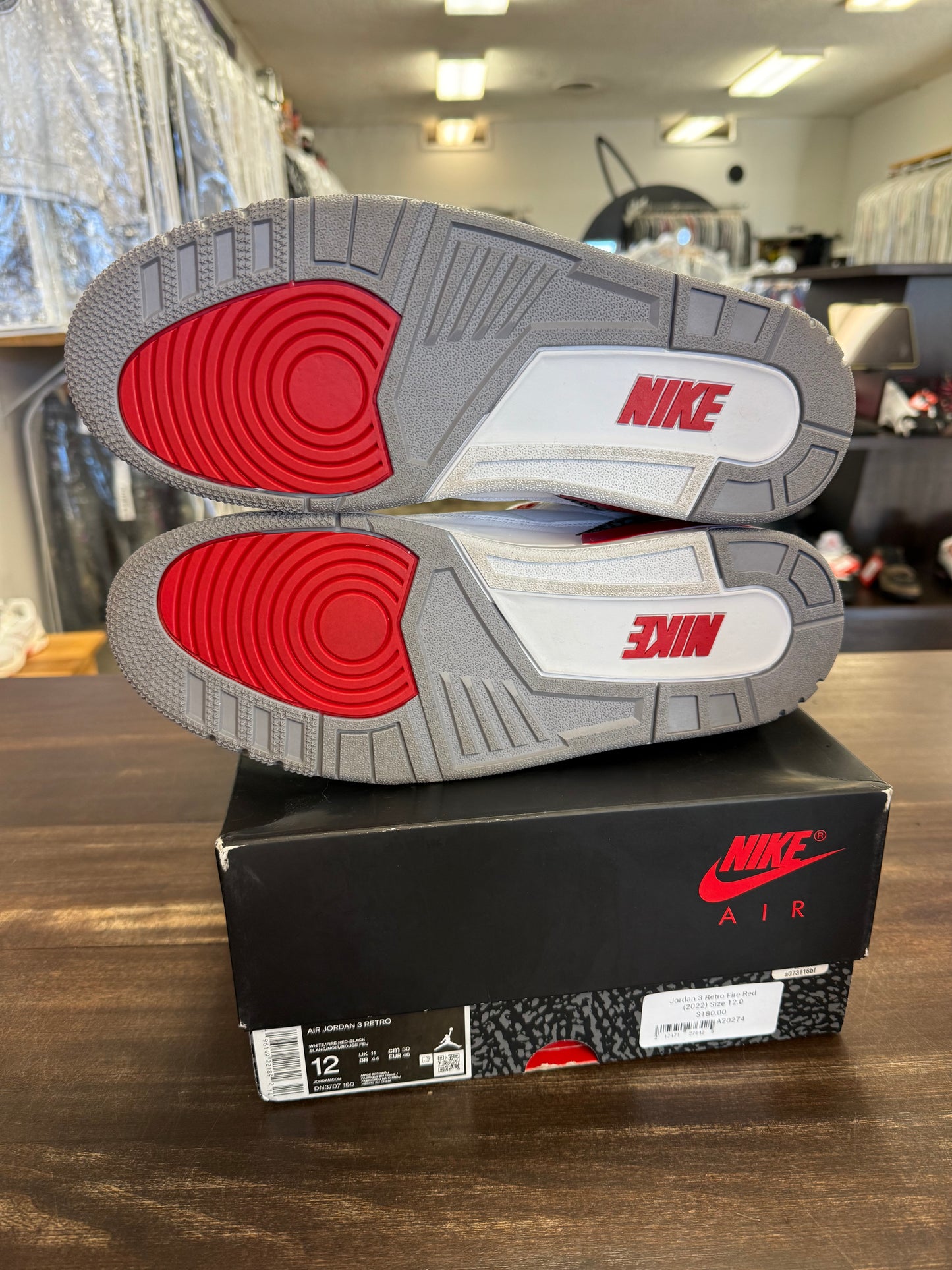 Jordan 3 Retro Fire Red (2022)