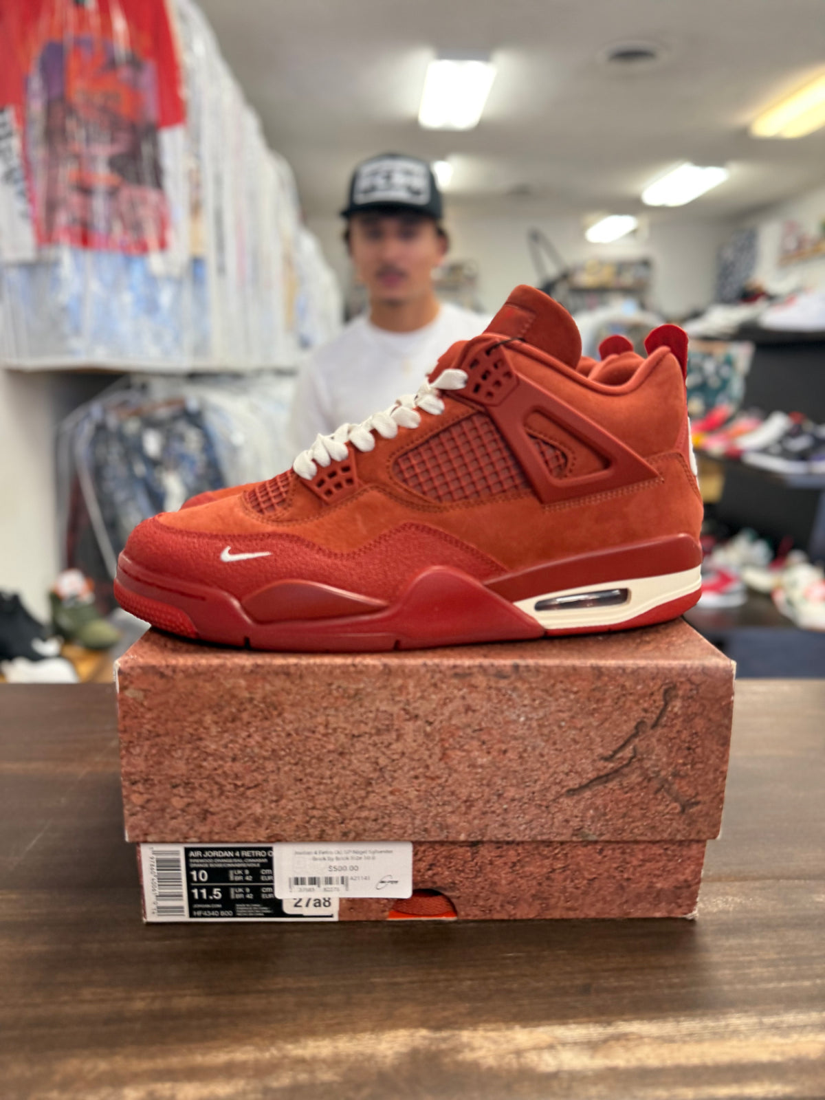 Jordan 4 Retro OG SP Nigel Sylvester Brick by Brick