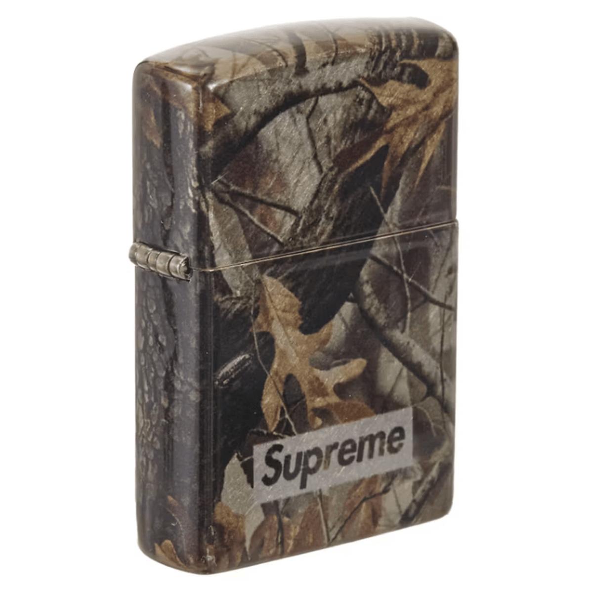 Supreme Camo Logo Zippo Realtree Hardwoods Camo