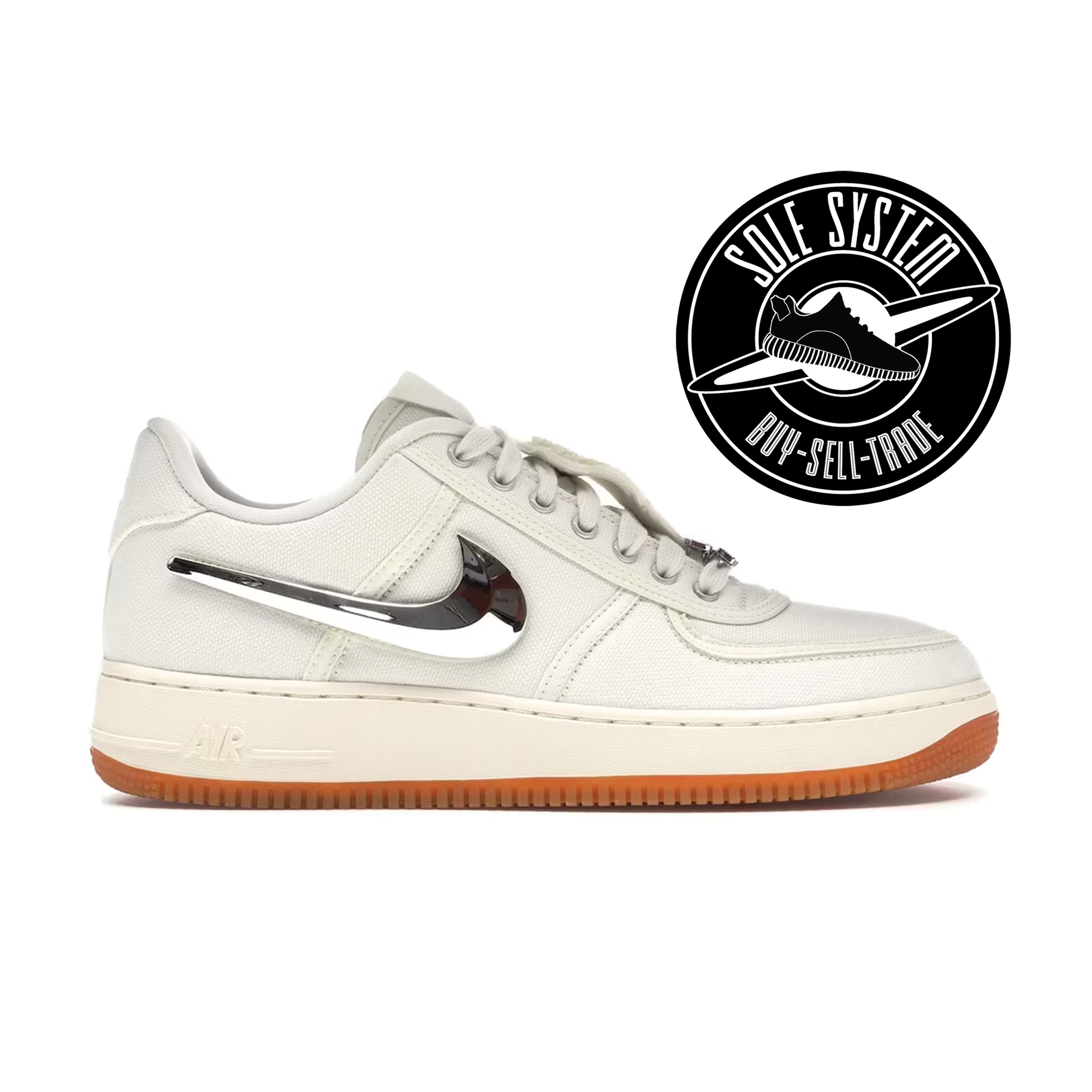 Nike Air Force 1 Low Travis Scott Sail Sole System
