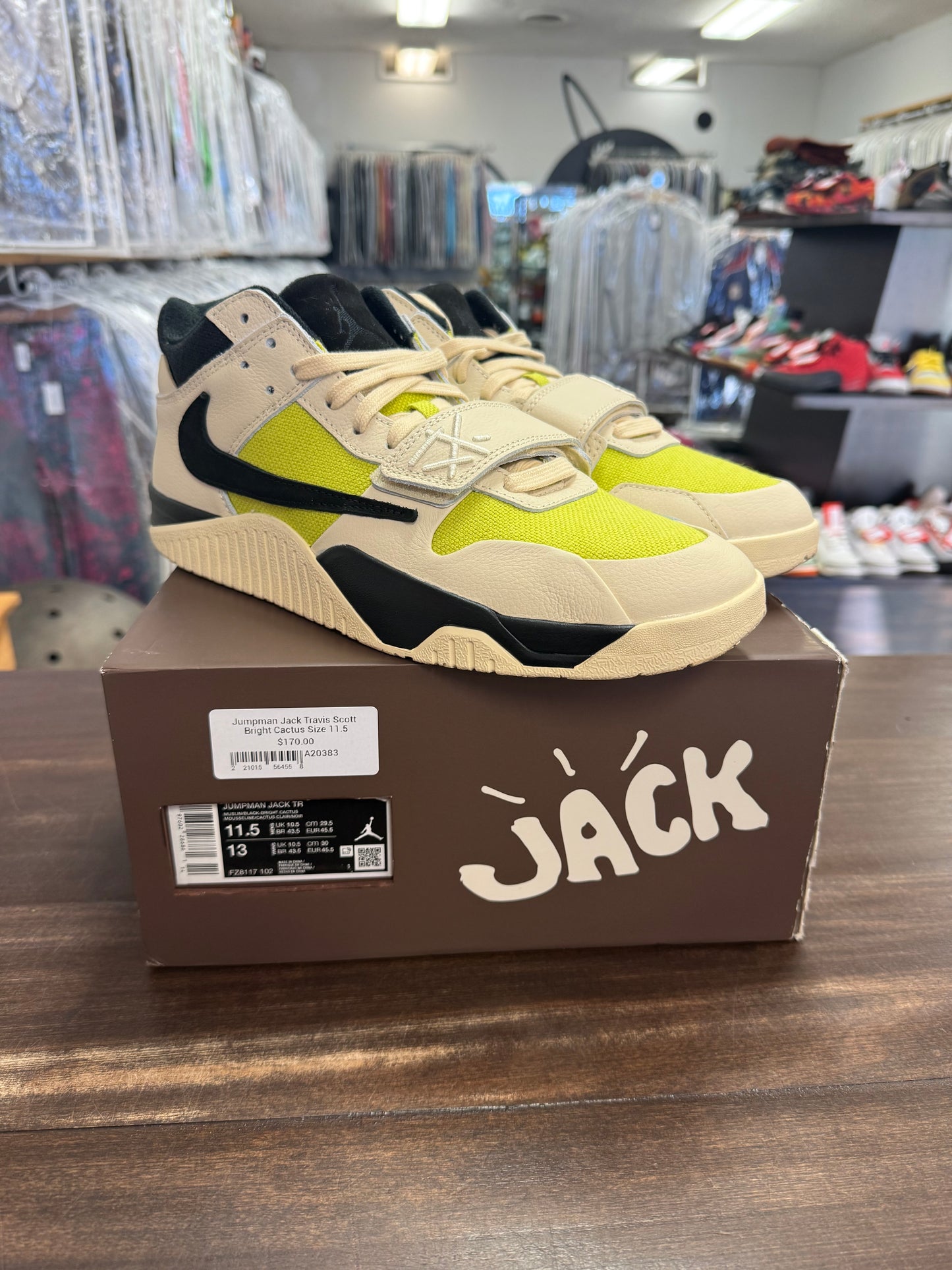 Jumpman Jack Travis Scott Bright Cactus