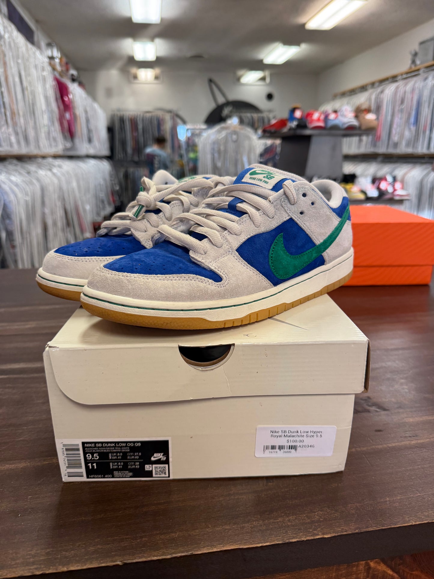 Nike SB Dunk Low Hyper Royal Malachite