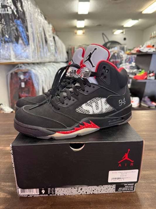 Jordan 5 Retro Supreme Black