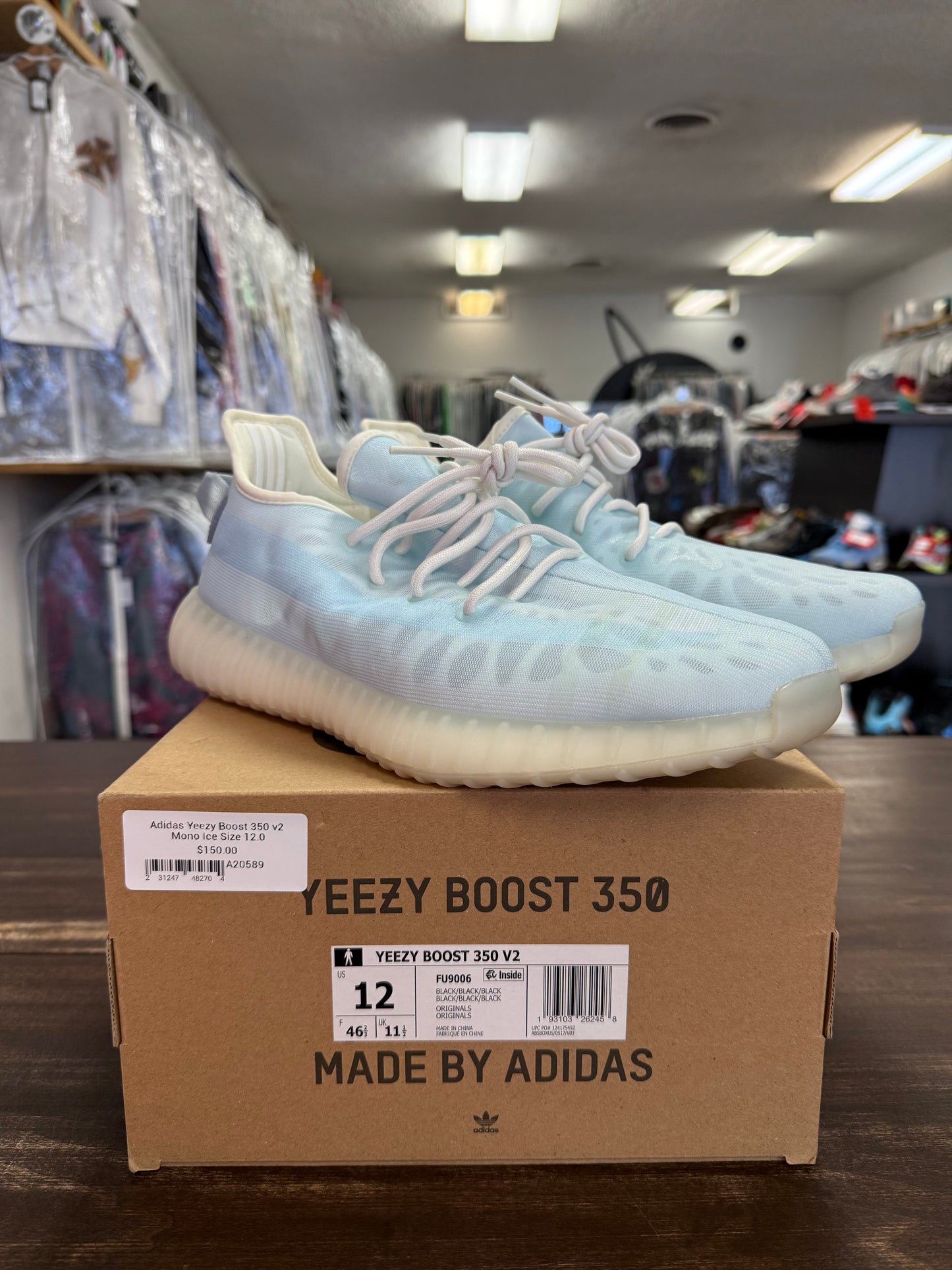 Adidas Yeezy Boost 350 v2 Mono Ice