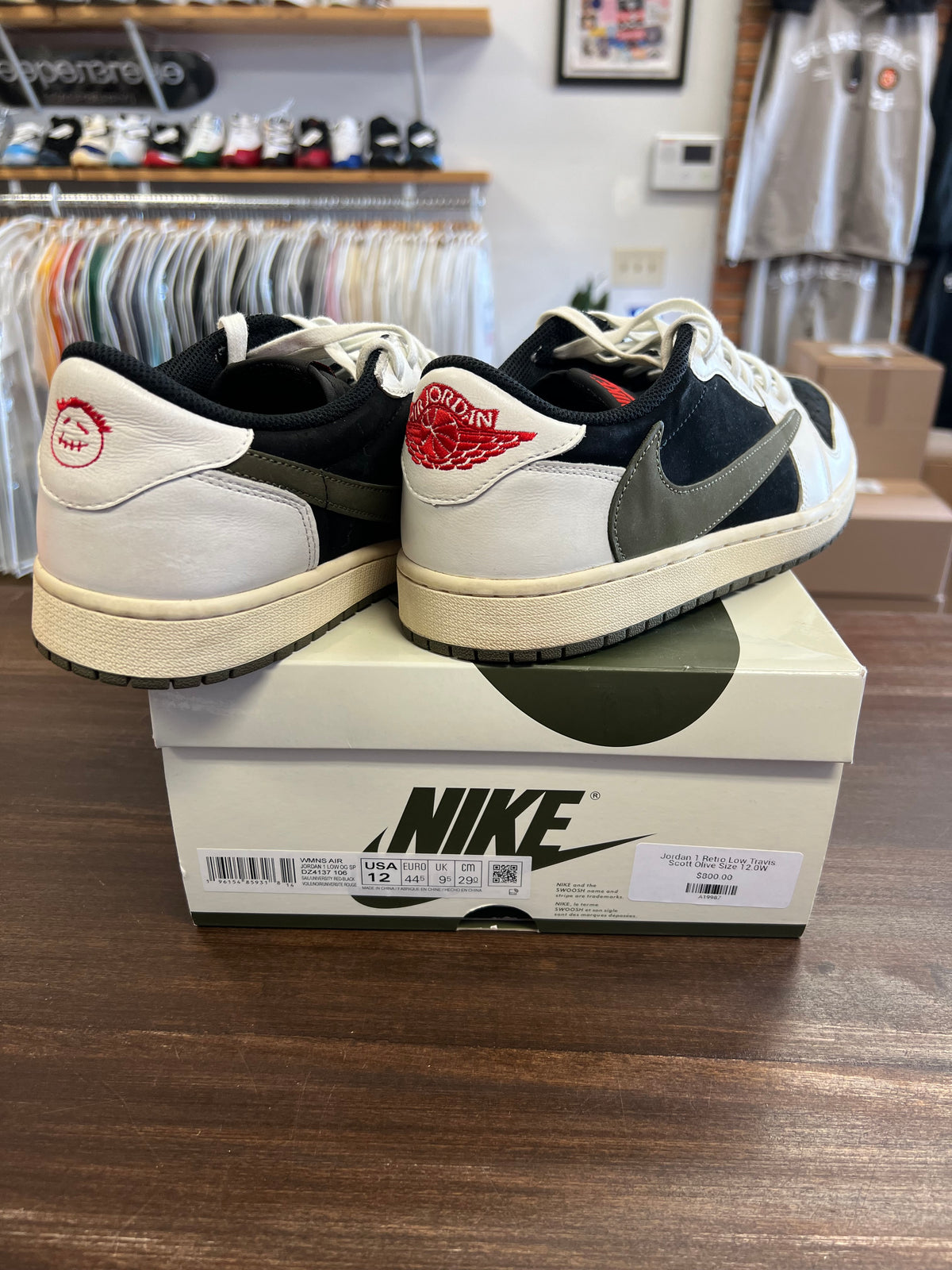 Jordan 1 Retro Low Travis Scott Olive