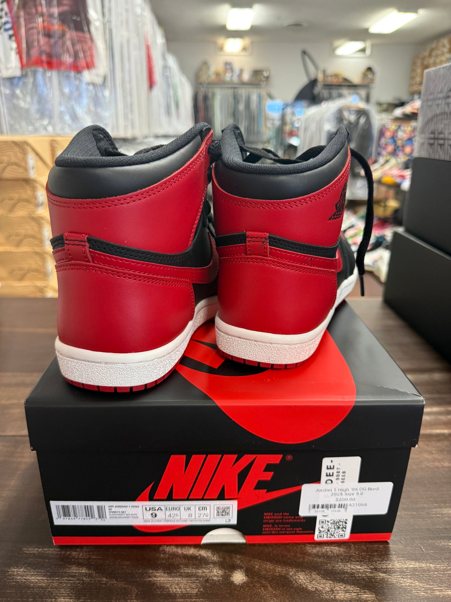 Jordan 1 High '85 OG Bred 2025