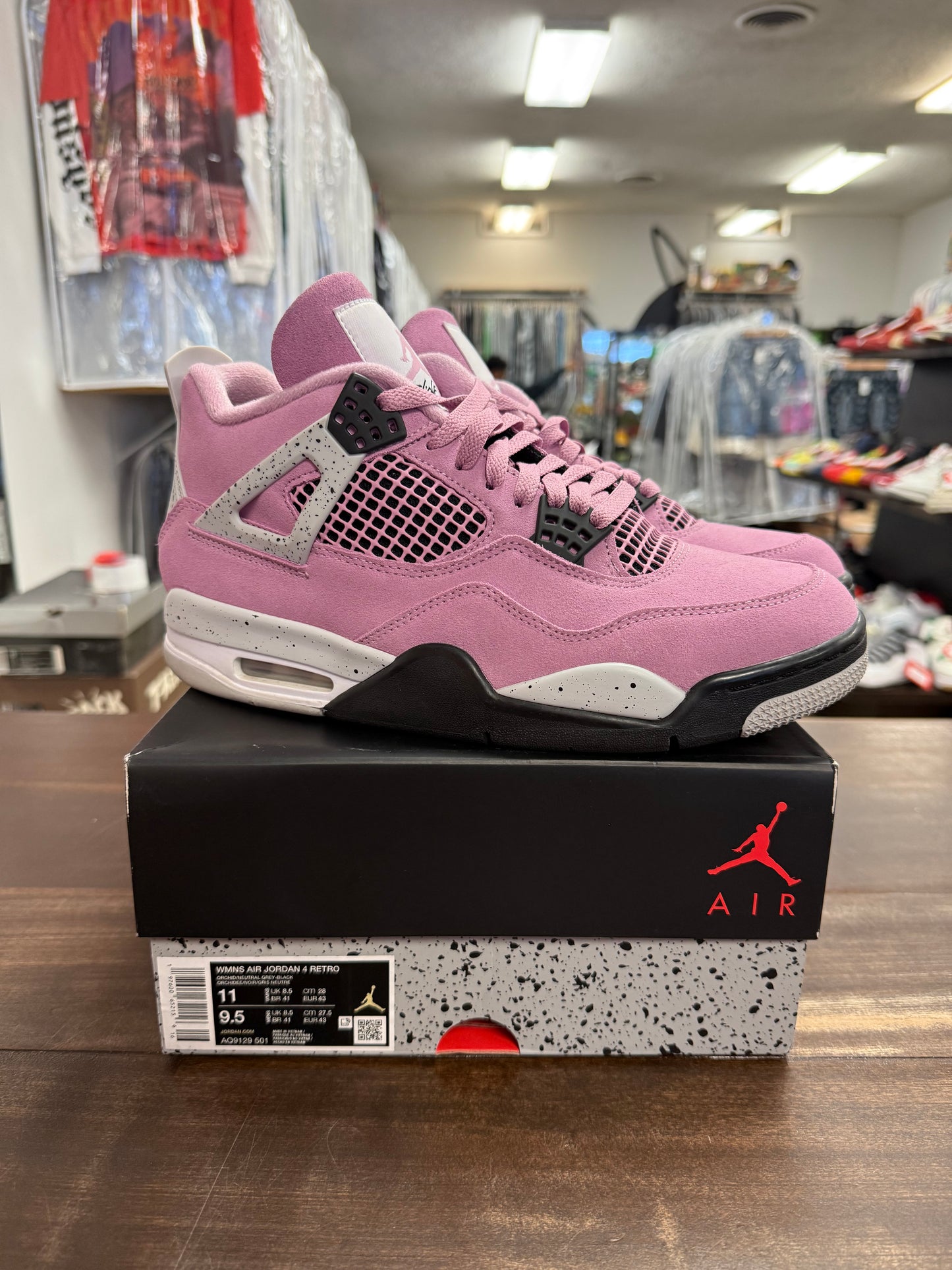 Jordan 4 Retro Orchid