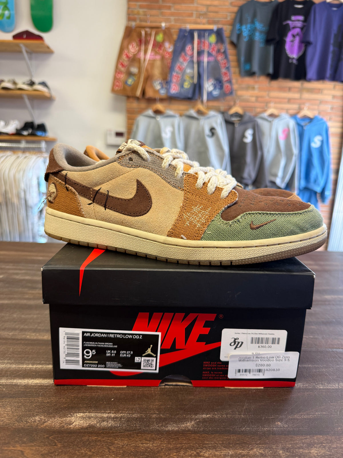 Jordan 1 Retro Low OG Zion Williamson Voodoo