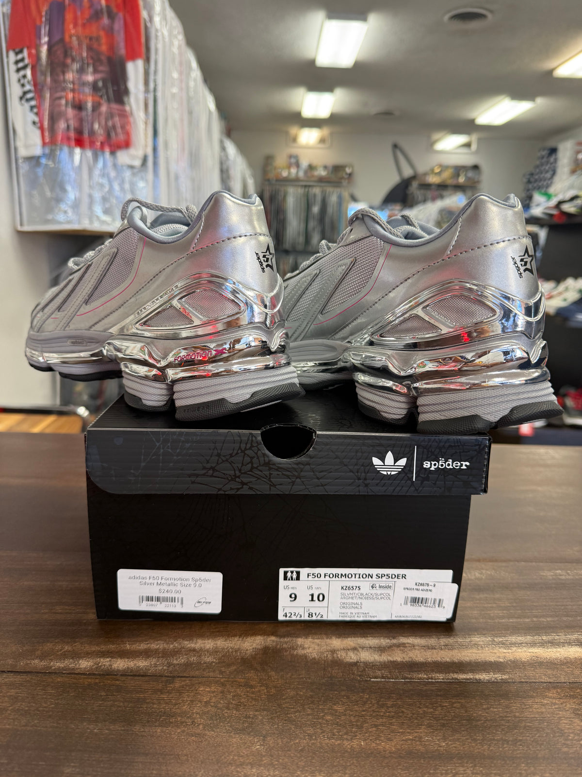adidas F50 Formotion Sp5der Silver Metallic