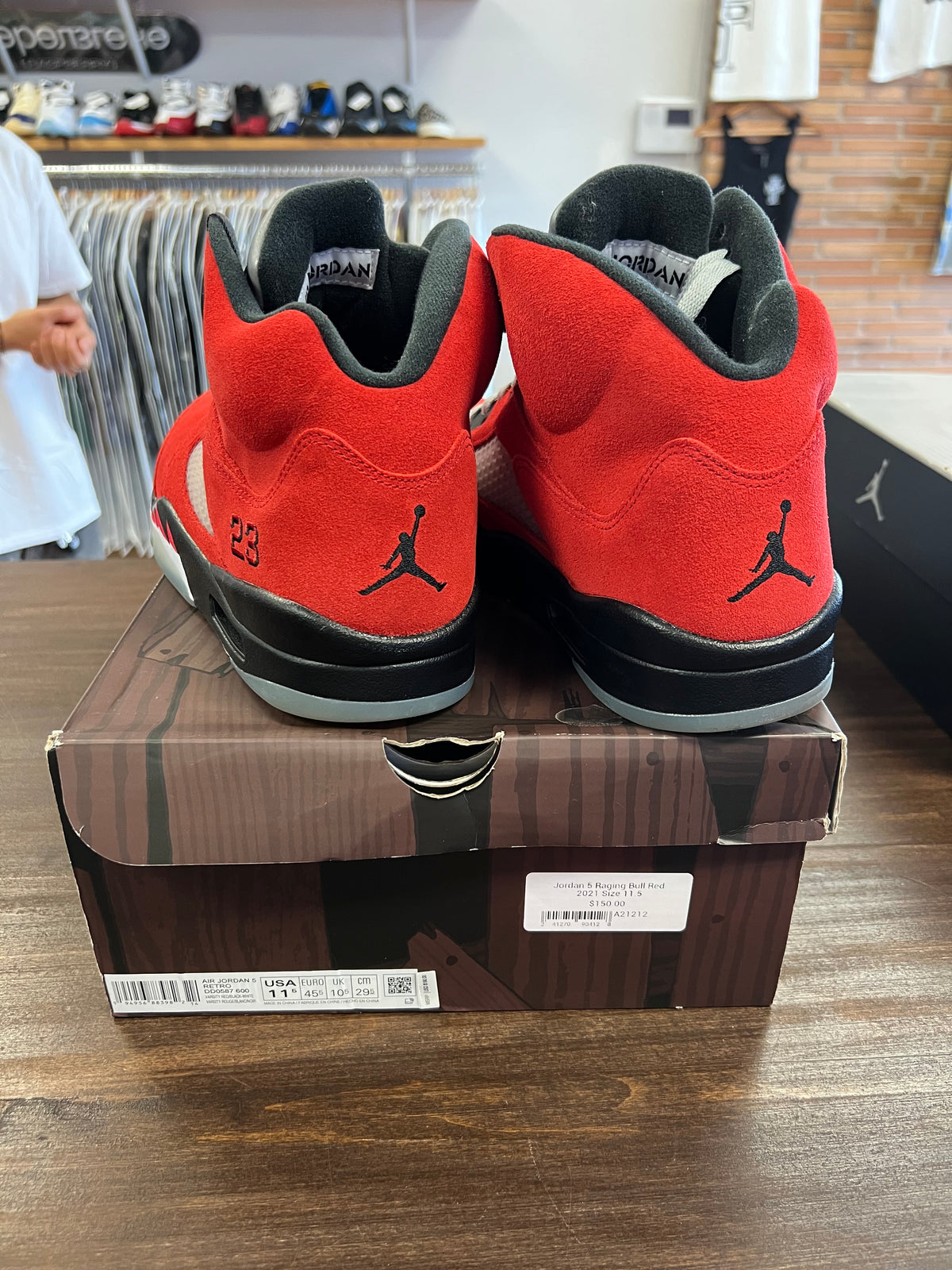 Jordan 5 Raging Bull Red 2021