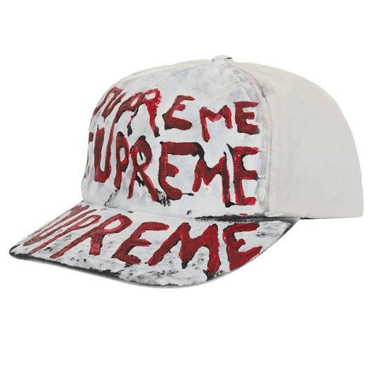 Supreme Painted 5-Panel Hat White