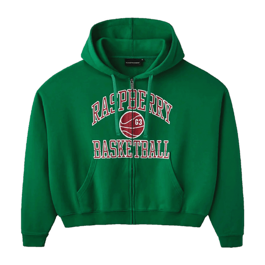 GV Gallery Green Fiveways Zip Up Hoodie