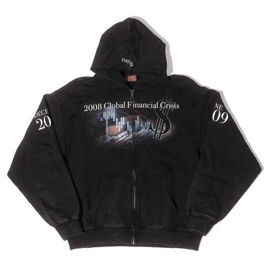 Praying Financial Crisis Destroyed Hoodie