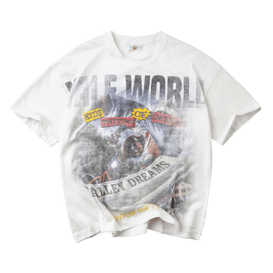 Vale Forever Newspaper Tee White