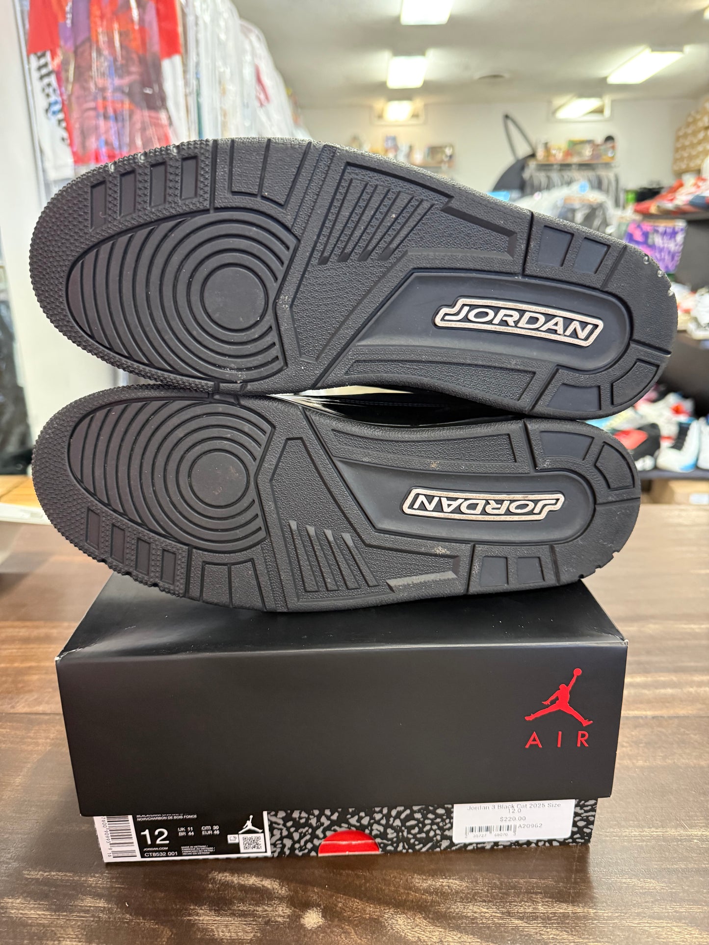 Jordan 3 Black Cat 2025