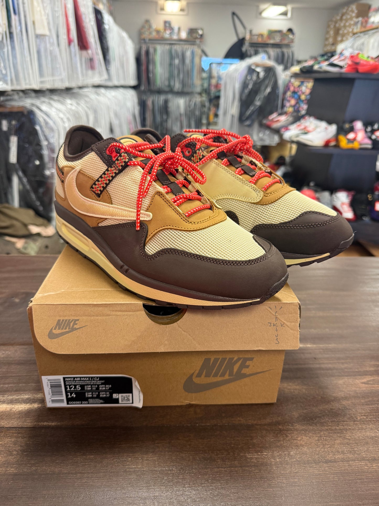 Nike Air Max 1 Travis Scott Baroque Brown