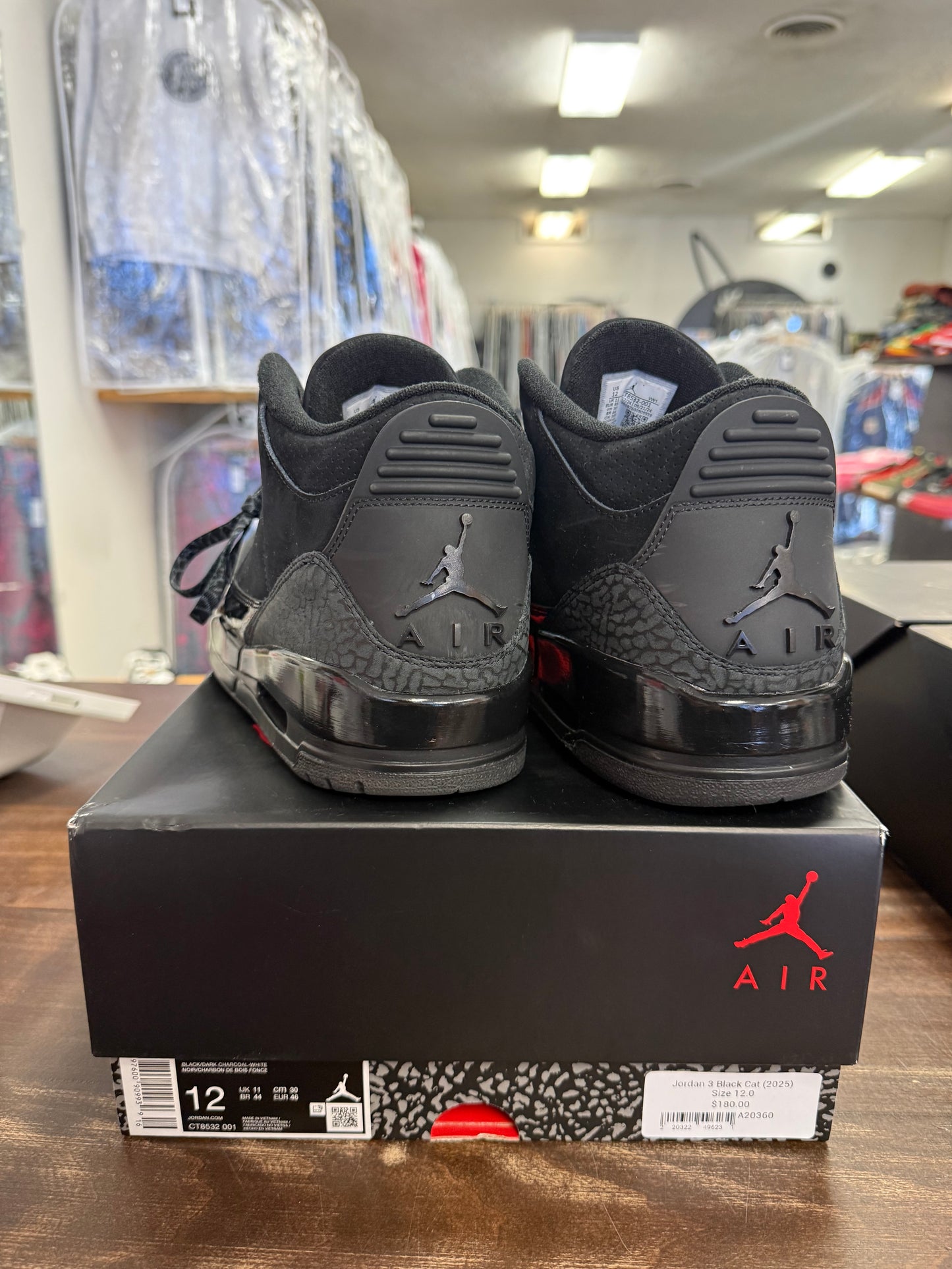 Jordan 3 Black Cat (2025)