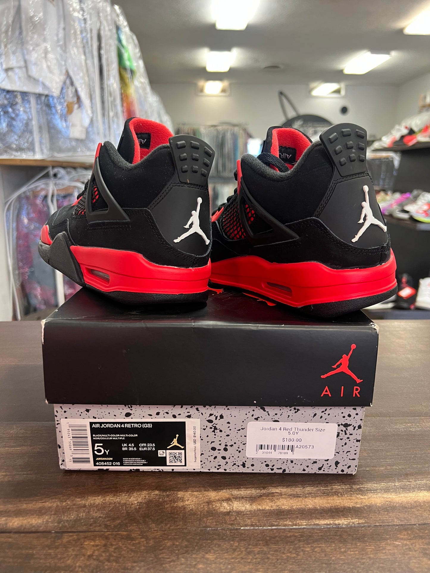 Jordan 4 Red Thunder