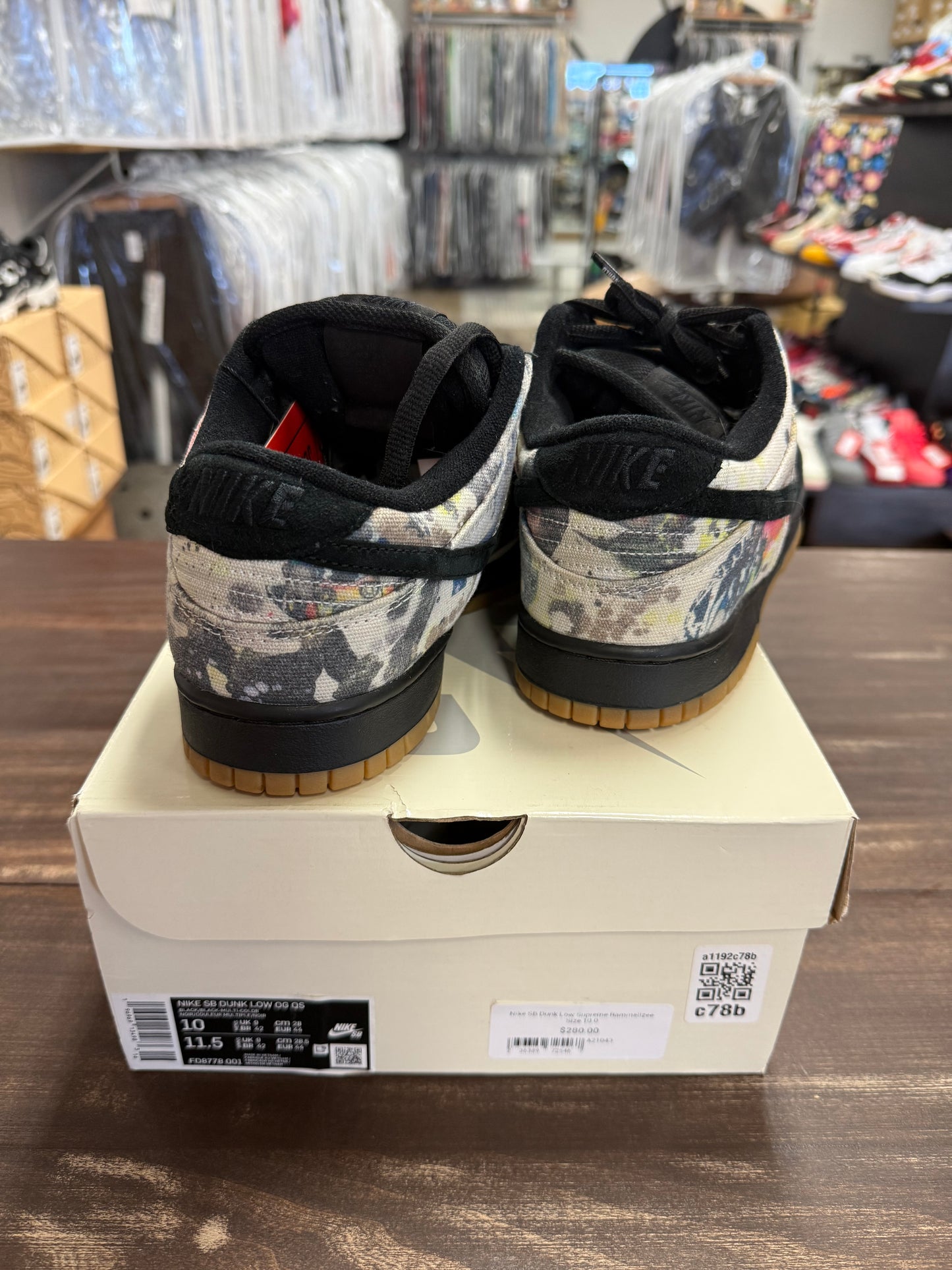 Nike SB Dunk Low Supreme Rammellzee