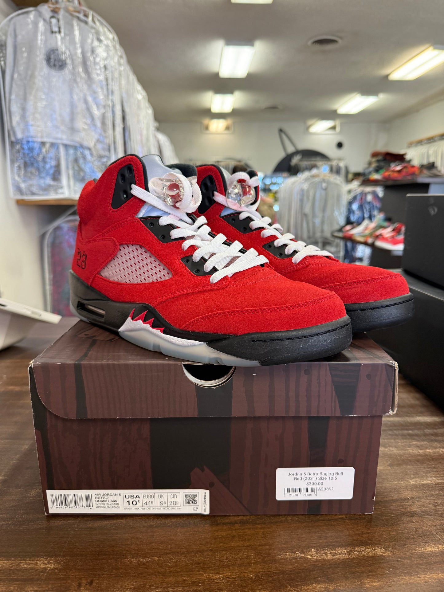 Jordan 5 Retro Raging Bull Red (2021)