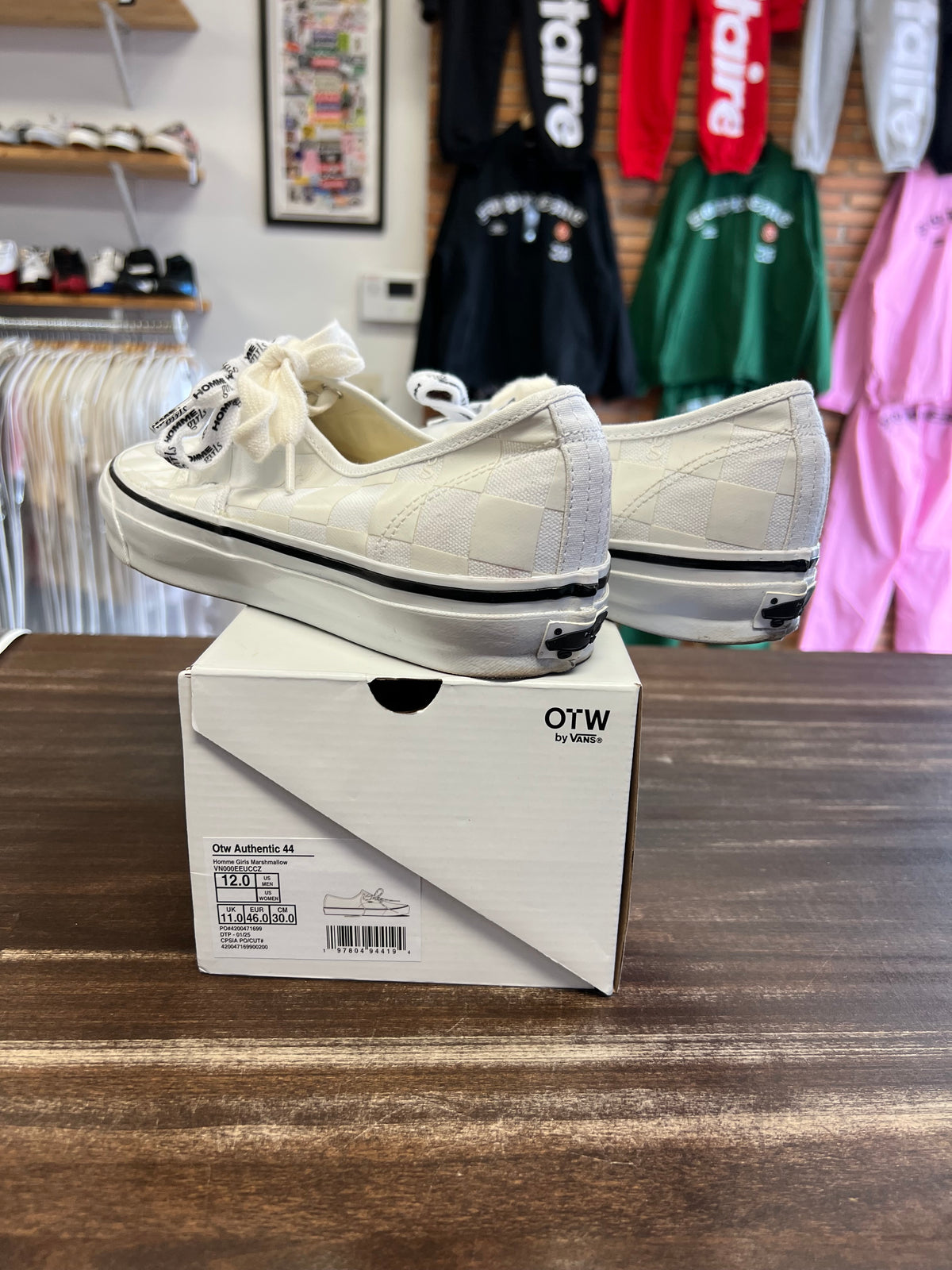 Vans OTW Authentic 44 HommeGirls White Grey