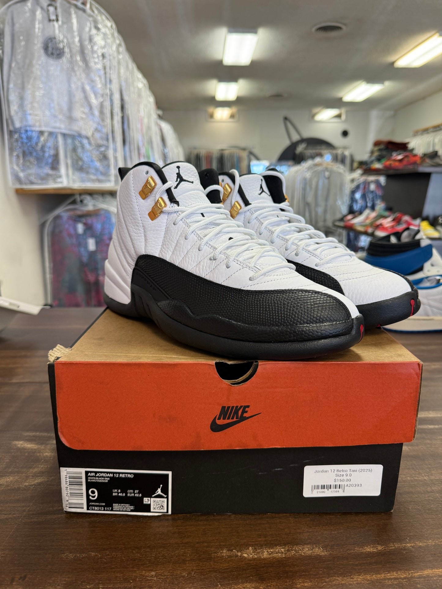 Jordan 12 Retro Taxi (2025)