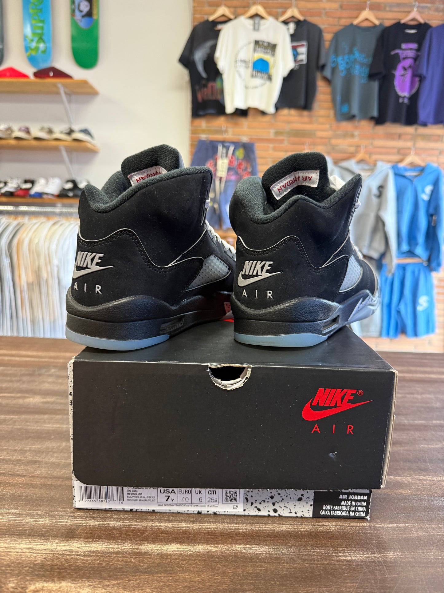 Jordan 5 Retro Black Metallic Reimagined (GS)