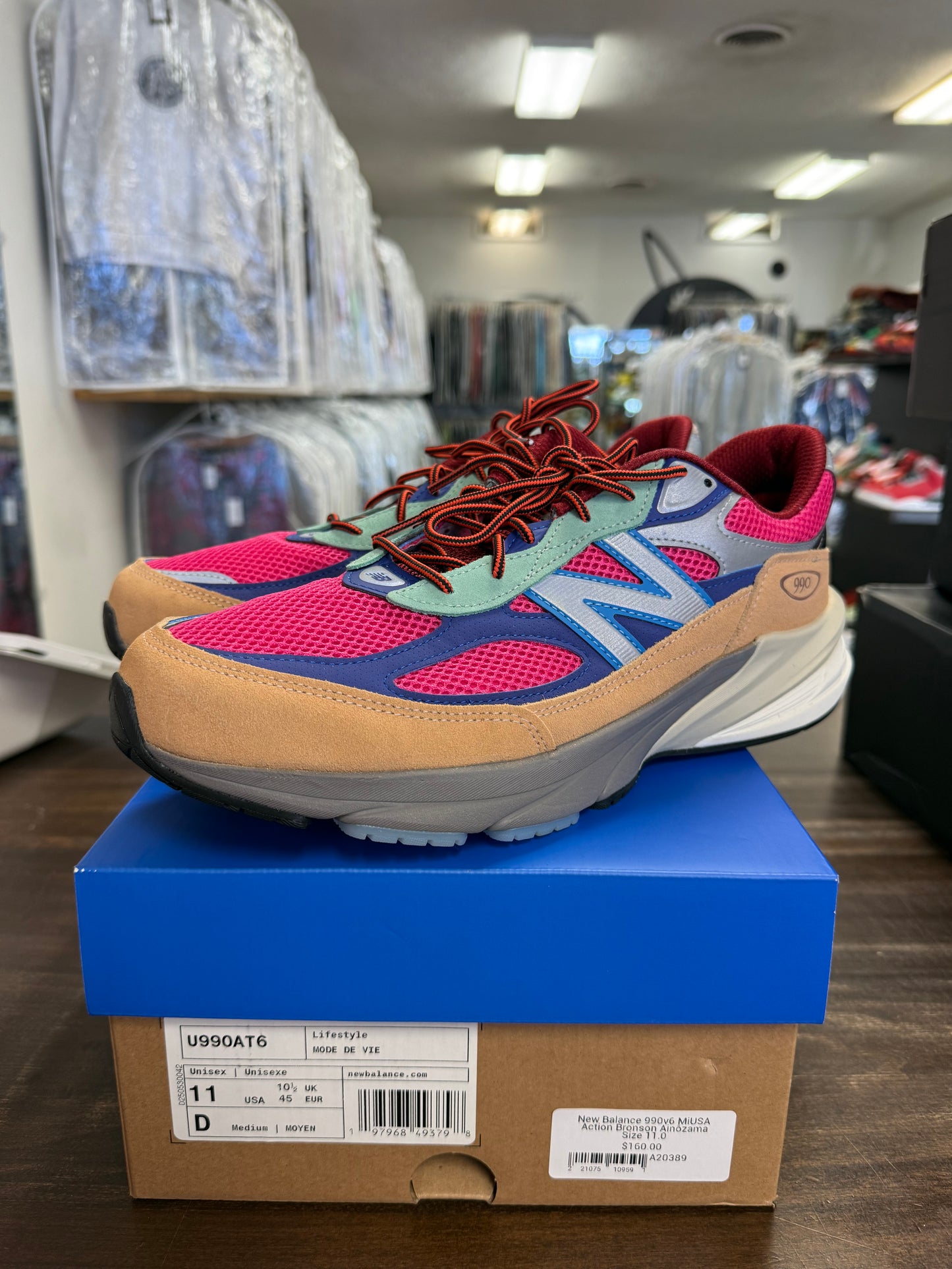 New Balance 990v6 MiUSA Action Bronson Ainôzama