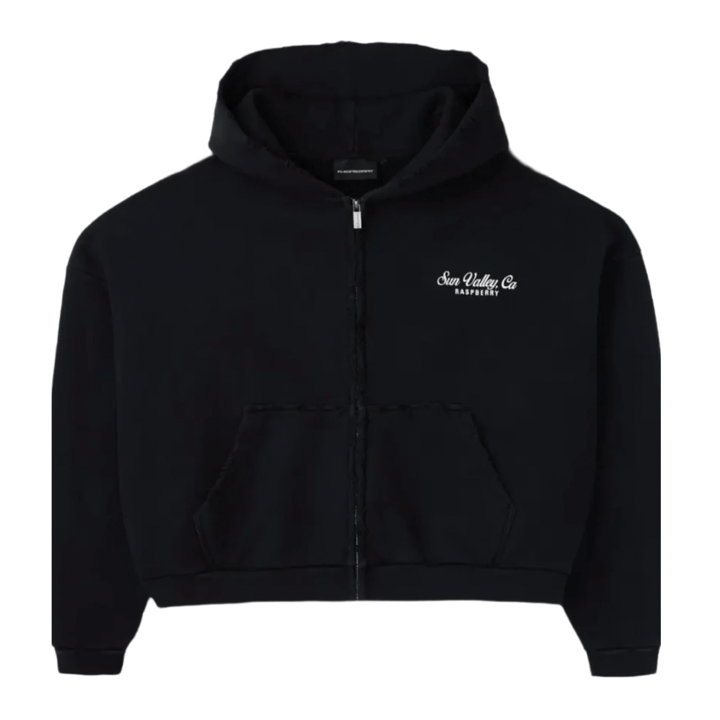 Raspberry Hills Sun Valley Black Zip Up