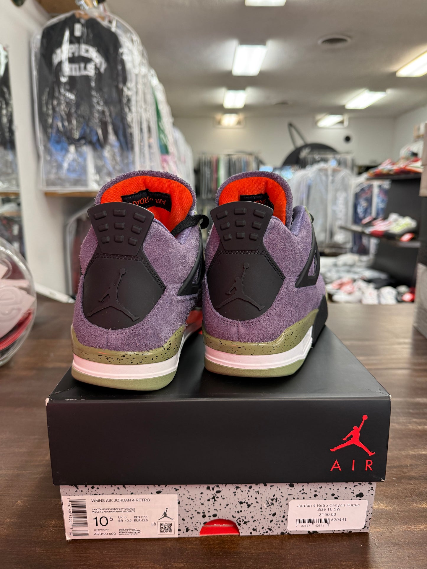 Jordan 4 Retro Canyon Purple