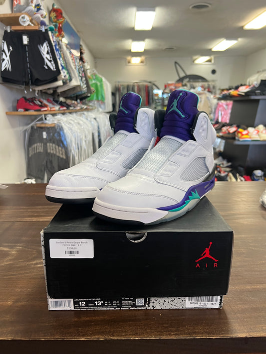 Jordan 5 Retro Grape Fresh Prince