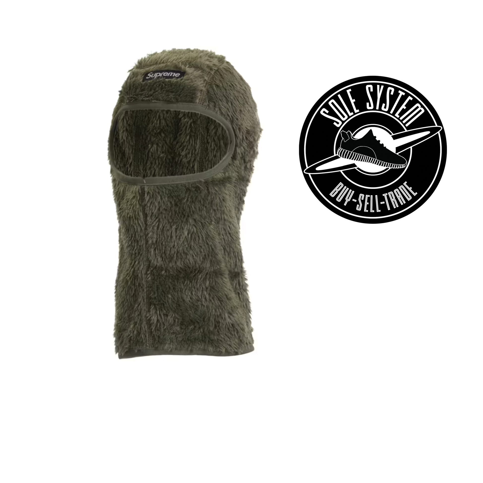 Supreme Fuzzy Balaclava Moss – Sole System Supreme Fuzzy Balaclava Moss – Sole System