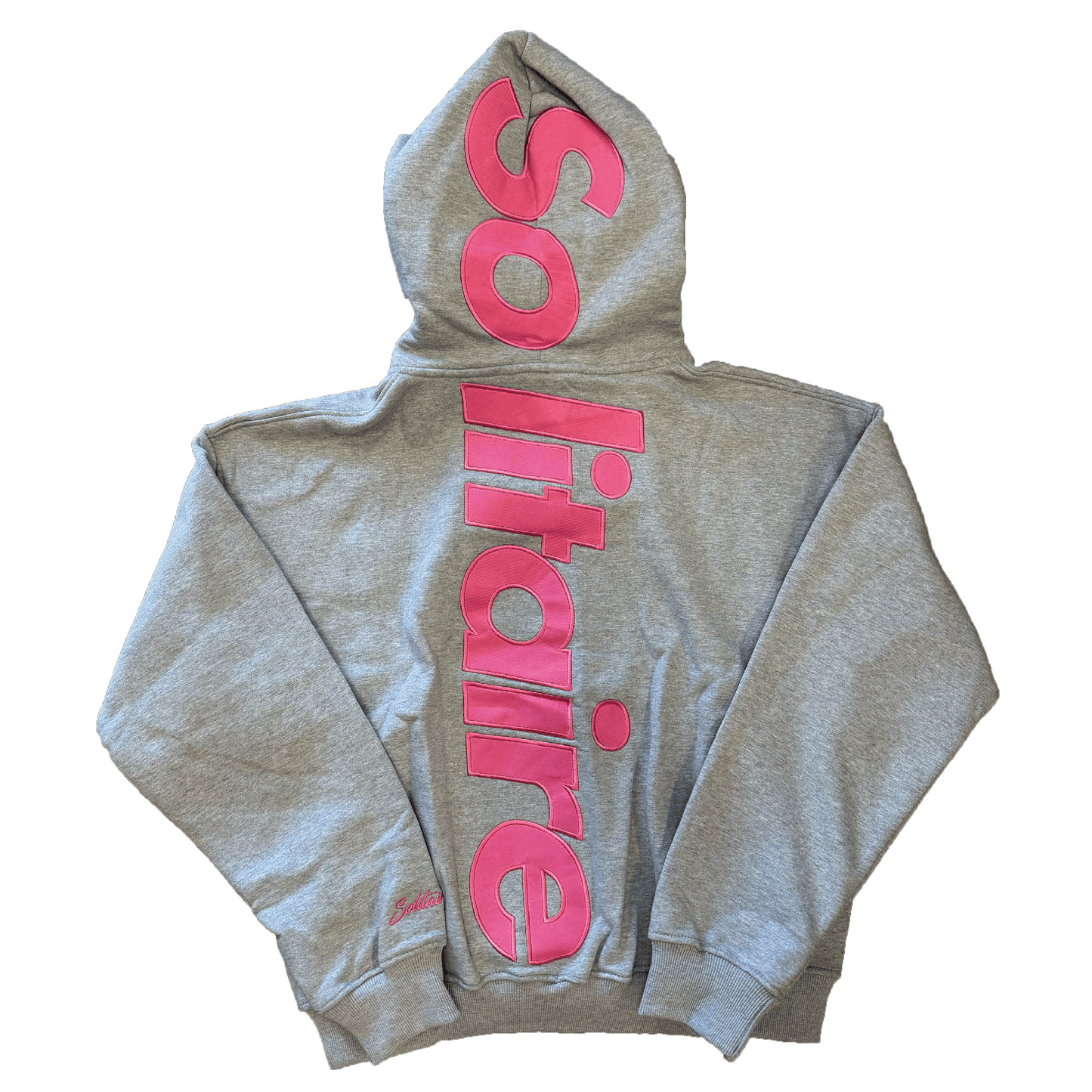 Solitaire S Logo Sweatsuit Grey Pink