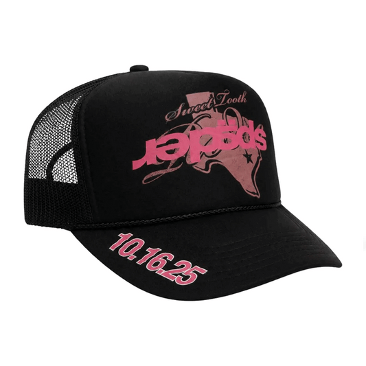 Sp5der Rodeo Texas Trucker Hat Black
