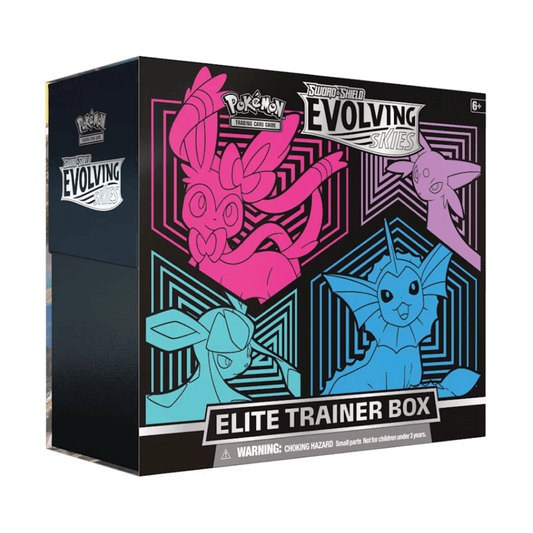 Pokémon TCG Sword & Shield Evolving Skies Elite Trainer Box (Glaceon/Vaporeon/Sylveon/Espeon)