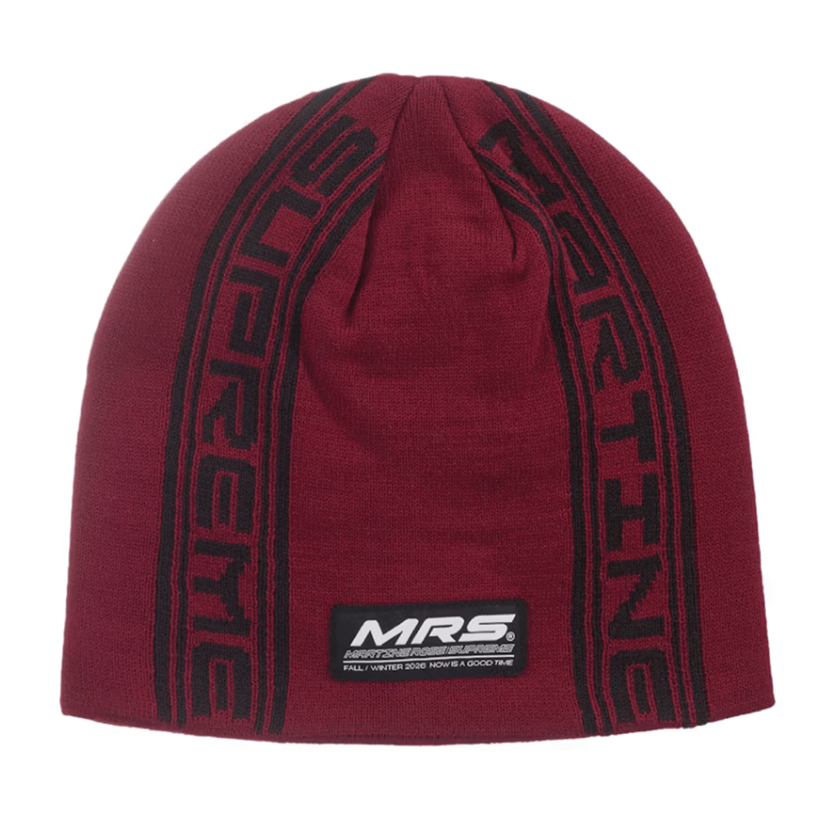 Supreme Martine Rose Jacquard Beanie Red