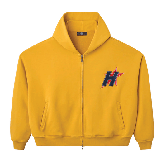 HMDD GOLD H-STAR HOODIE