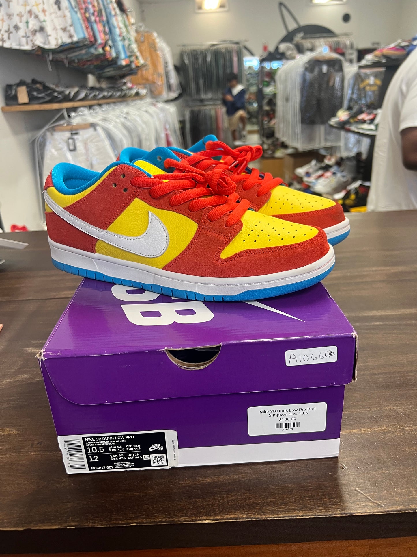 Nike SB Dunk Low Pro Bart Simpson