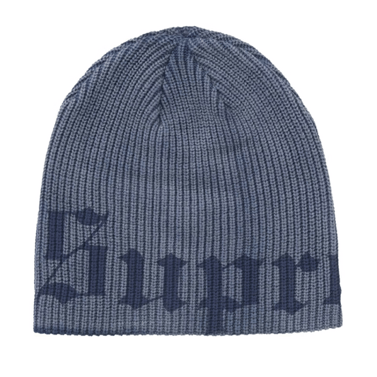 Supreme Old English Printed Beanie Blue