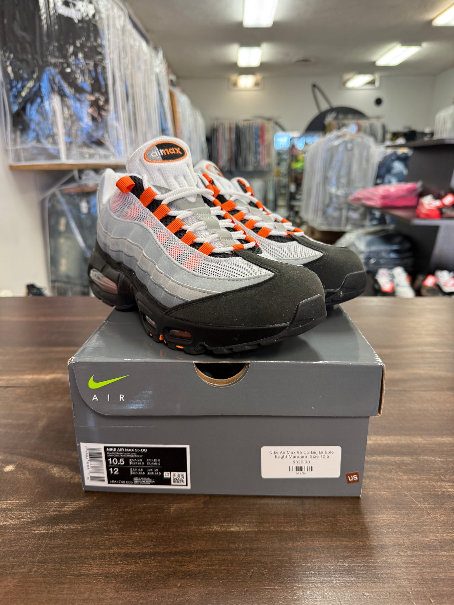 Nike Air Max 95 OG Big Bubble Bright Mandarin