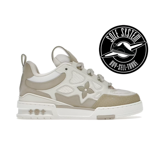 LV Skate Sneaker Beige White