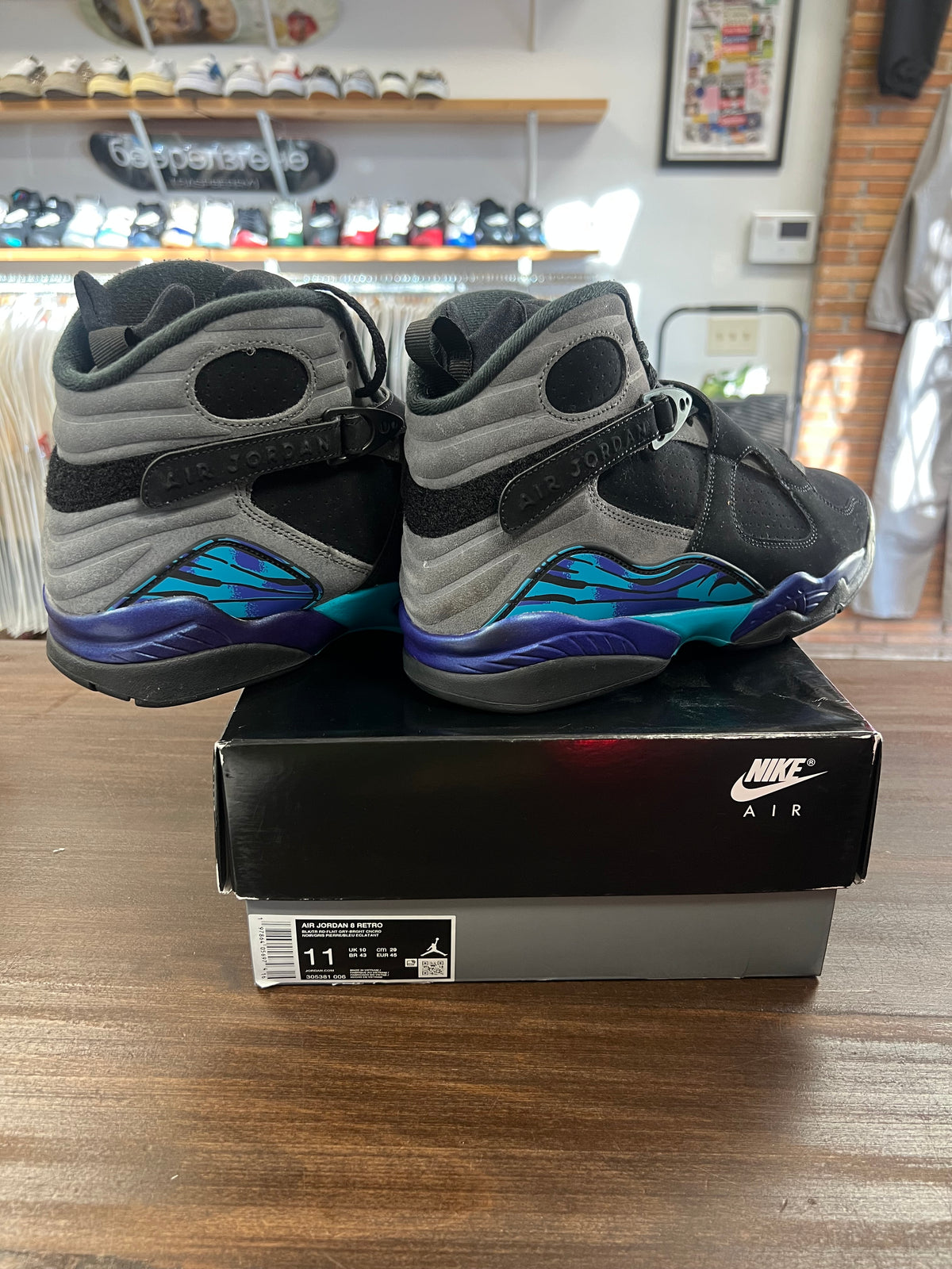 Jordan 8 Aqua 2025