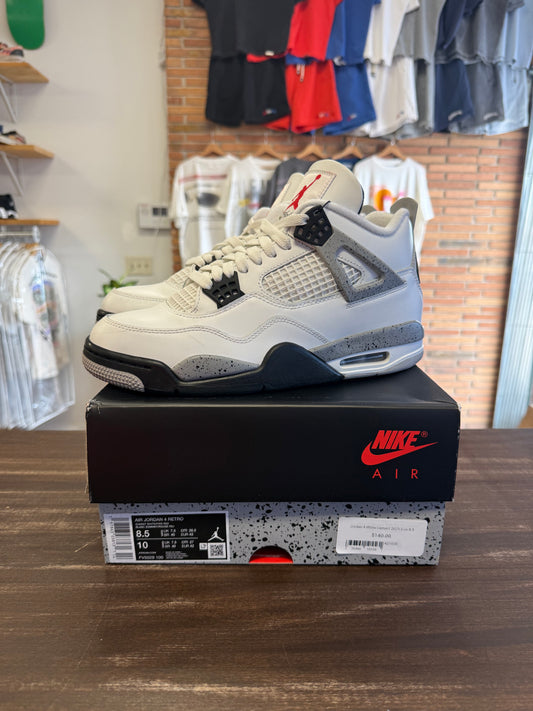 Jordan 4 White Cement 2025