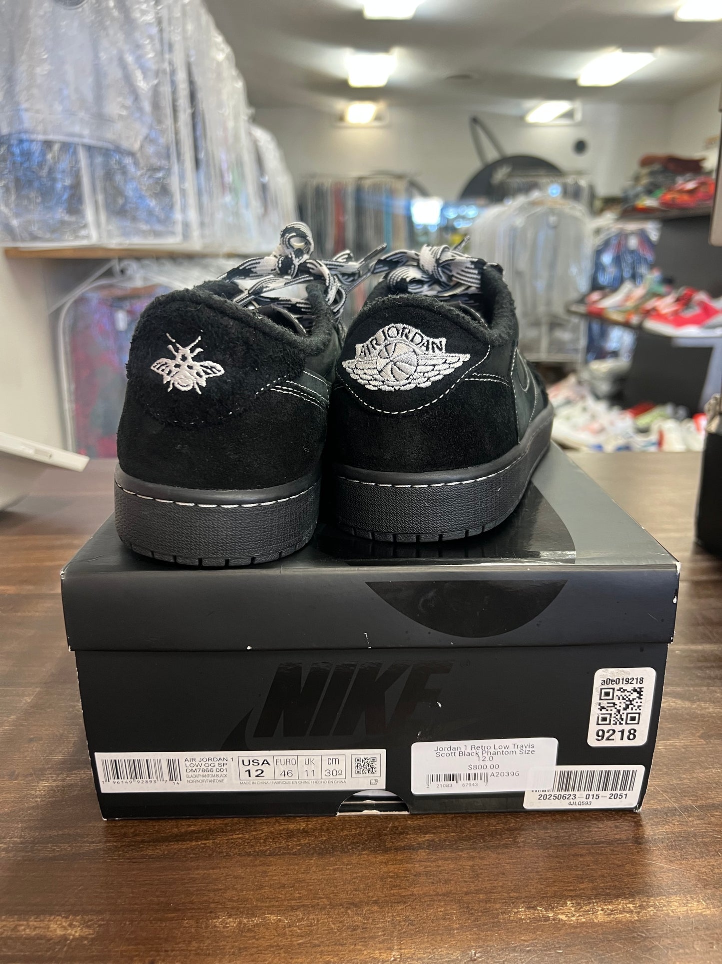 Jordan 1 Retro Low Travis Scott Black Phantom