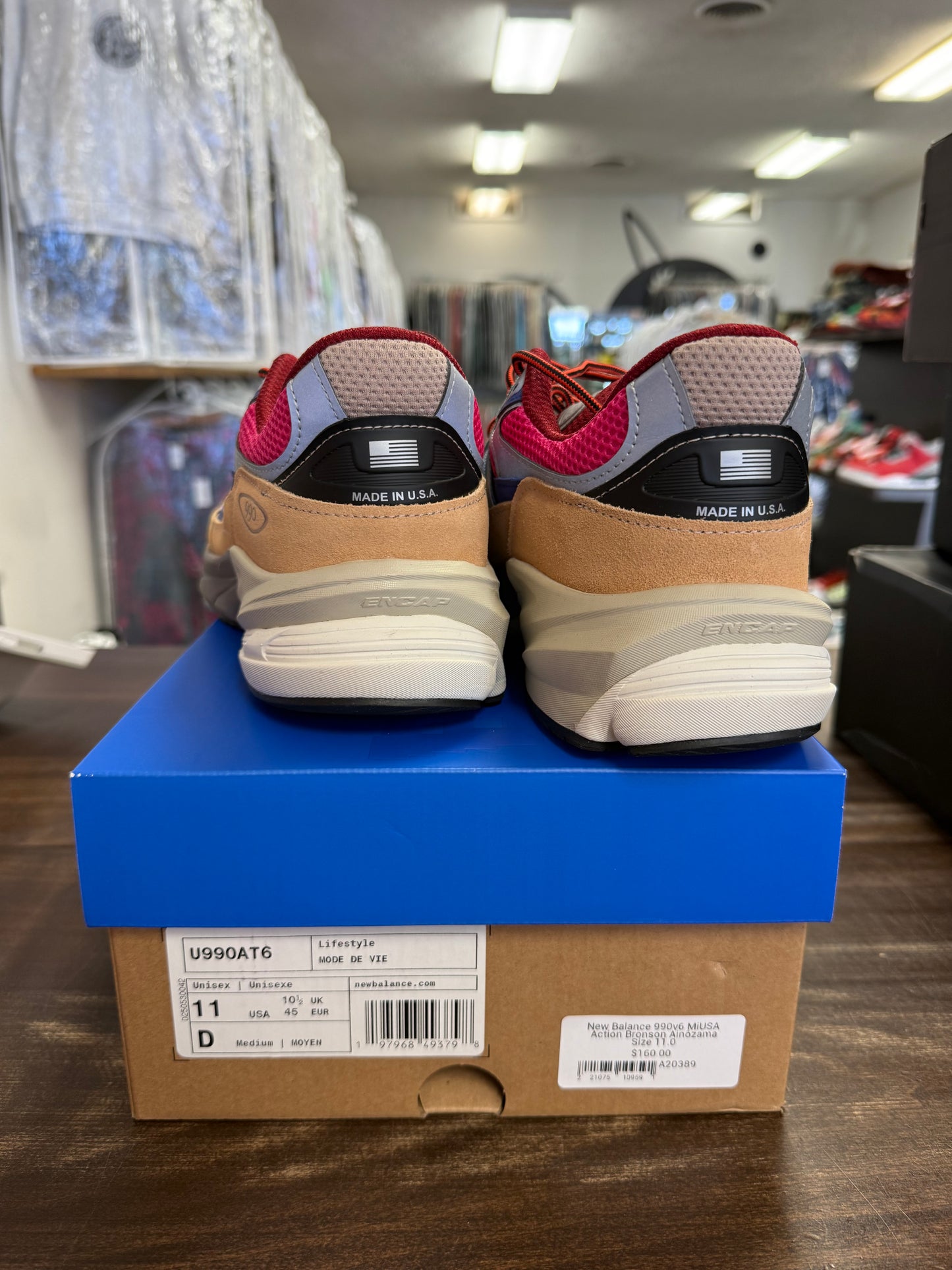 New Balance 990v6 MiUSA Action Bronson Ainôzama