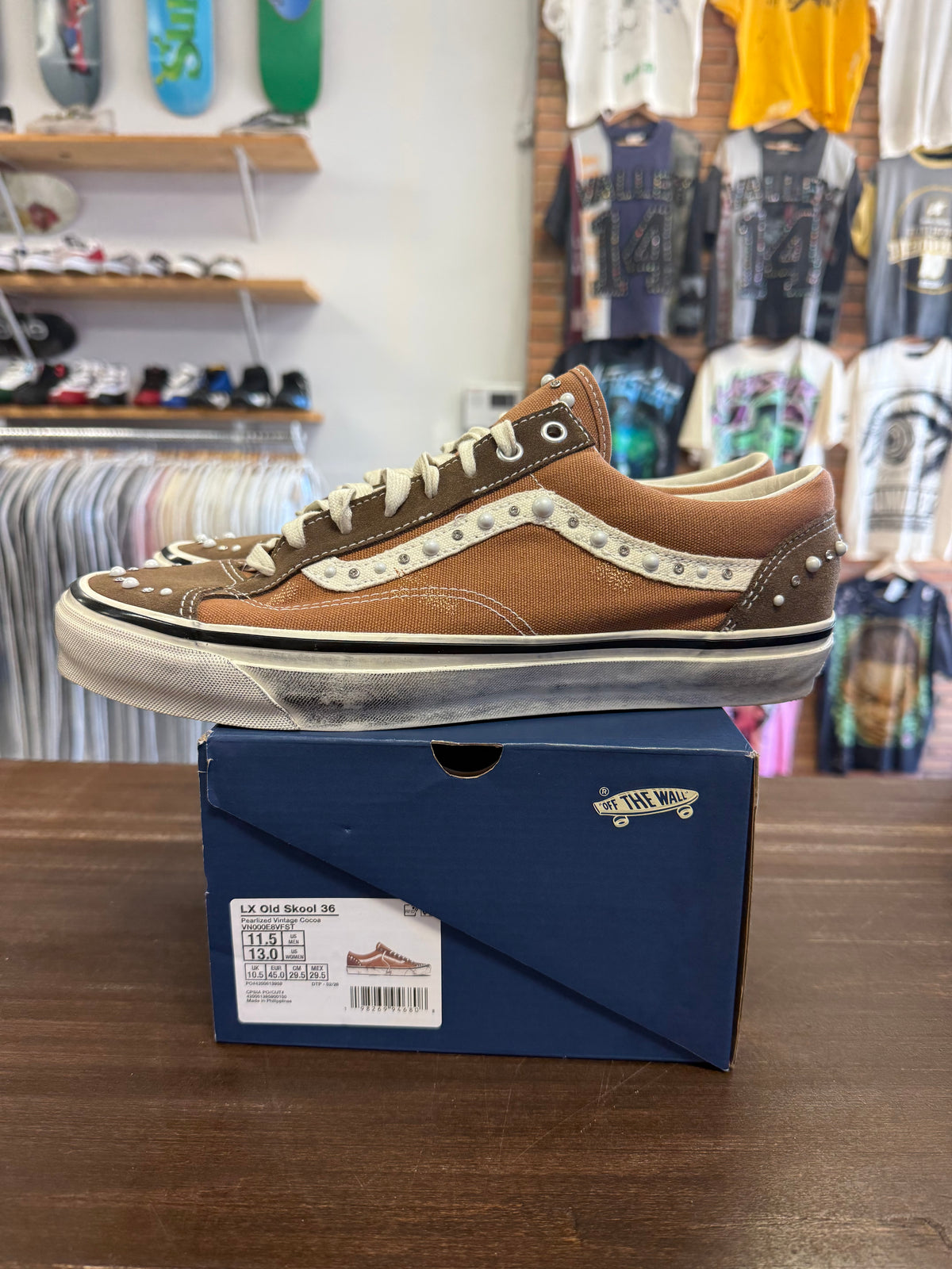 Vans Pearlized Pack Vintage Cocoa Brown