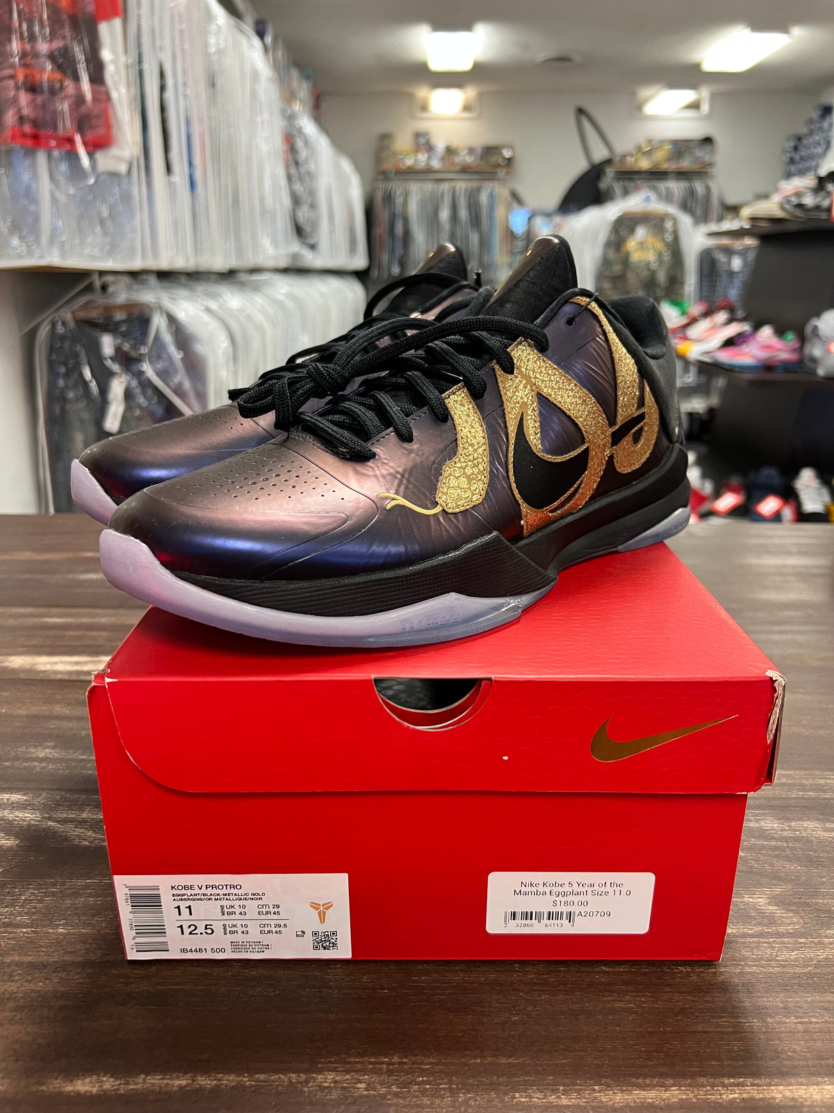 Nike Kobe 5 Year of the Mamba Eggplant