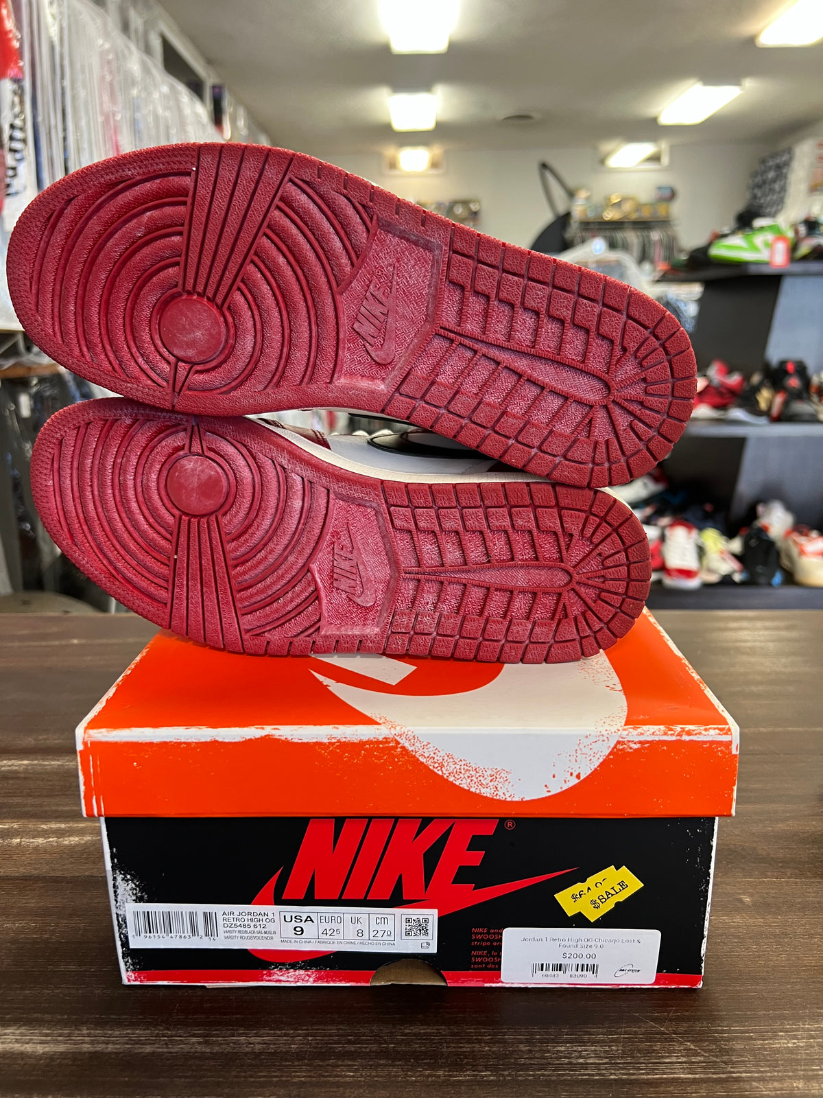 Jordan 1 Retro High OG Chicago Lost and Found