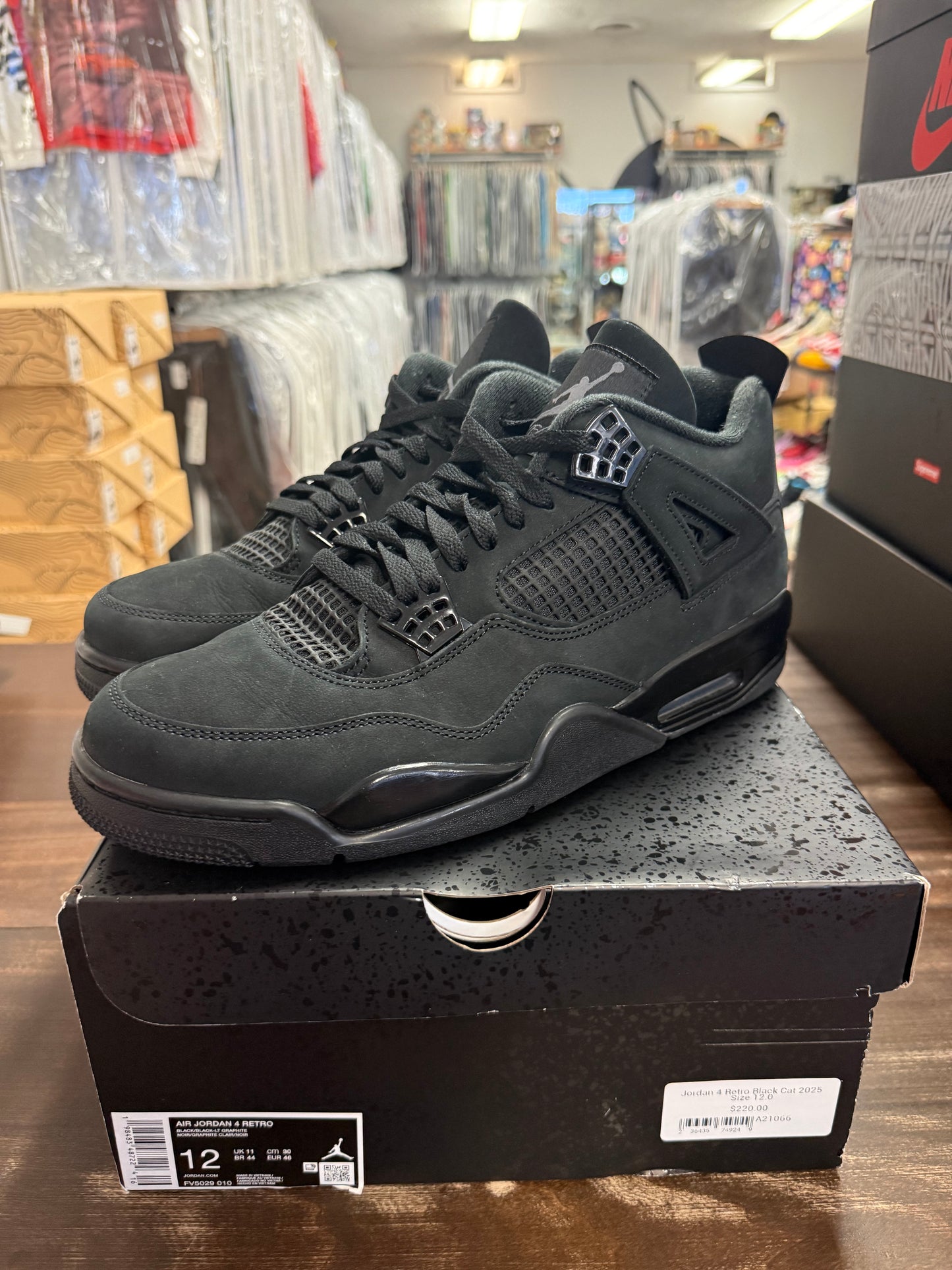 Jordan 4 Retro Black Cat 2025